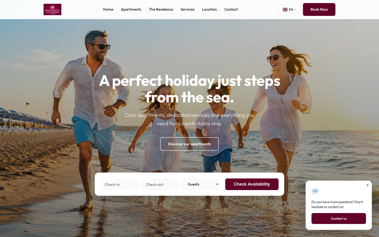 Residence Columbia — vrh